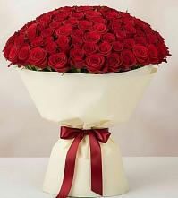 Букет 101 Красная роза Милано в Черном Яре