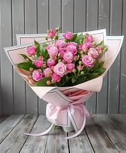 Букет Розовый кустик #REPLACE_PRED# Черном Яре