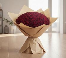 Букет 101 Красная роза #REPLACE_PRED# Черном Яре