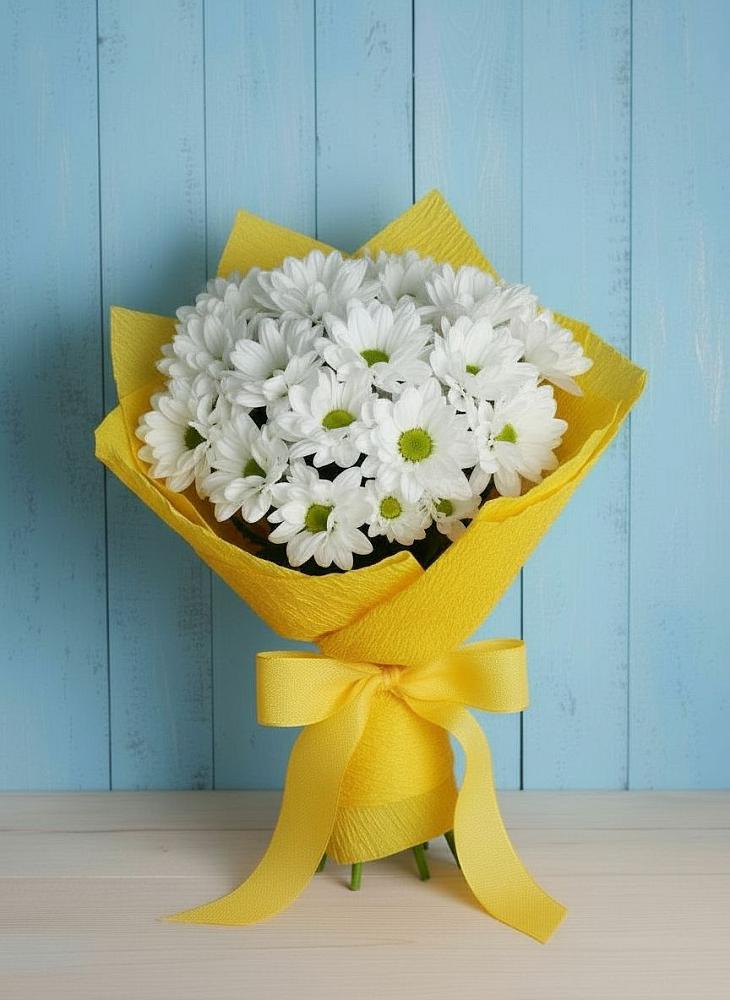 Букет цветов из: Хризантемы в Черном Яре