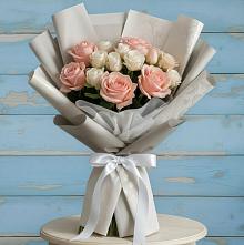 Букет цветов из:  Розы #REPLACE_PRED# Черном Яре