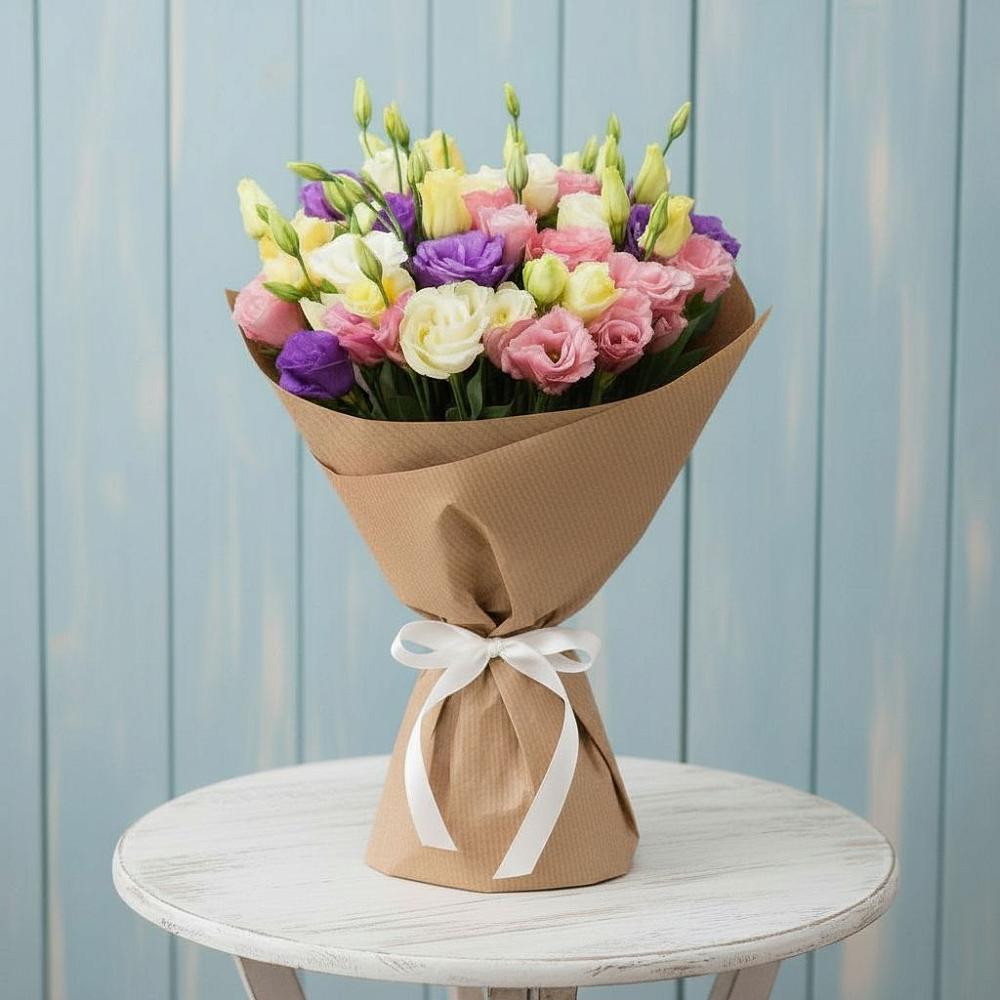 Букет цветов из: Лизиантусы в Черном Яре