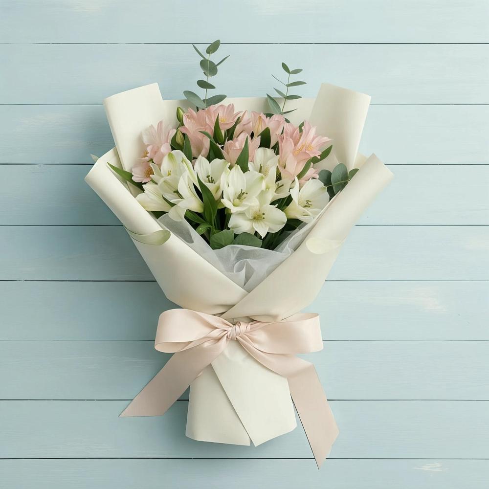 Букет цветов из: Альстромерии в Черном Яре