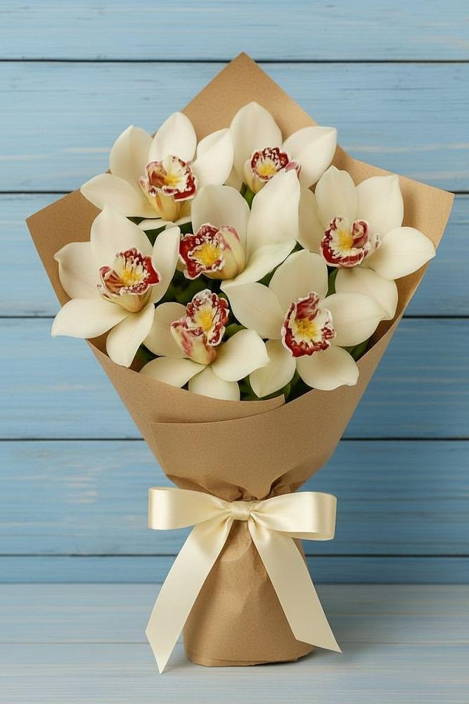 Букет цветов из: Орхидеи и Розы в Черном Яре