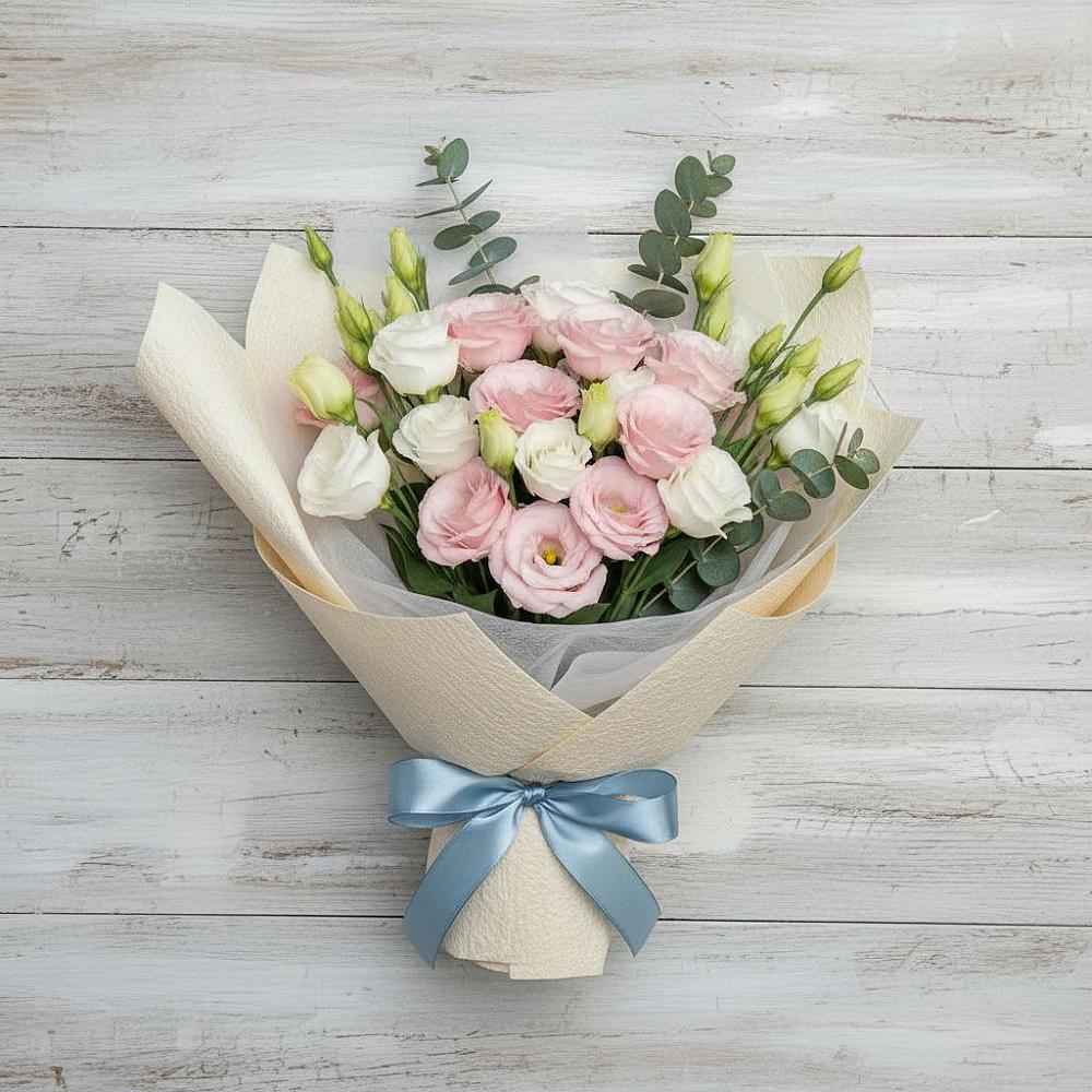 Букет цветов из: Лизиантусы в Черном Яре